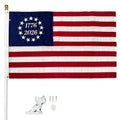 Commemorative Betsy Ross Flag Kit (Flag, Pole, Bracket)