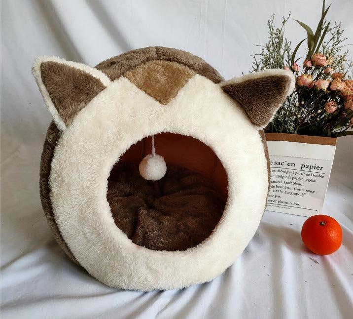 Cozycat Winter Hideaway: Warm And Stylish Cat Litter Kennel
