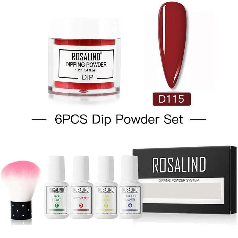 Dipping Powder Nail Beauty Set with Brush