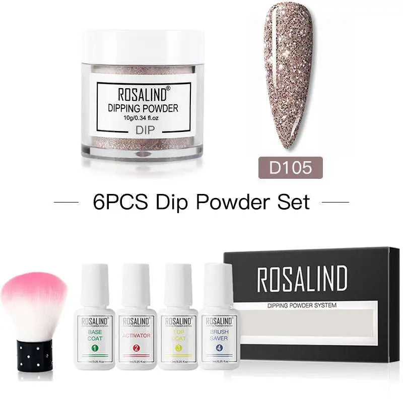 Dipping Powder Nail Beauty Set with Brush
