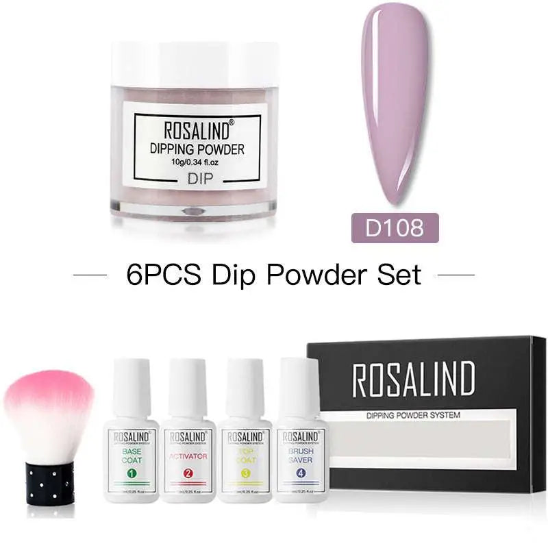 Dipping Powder Nail Beauty Set with Brush