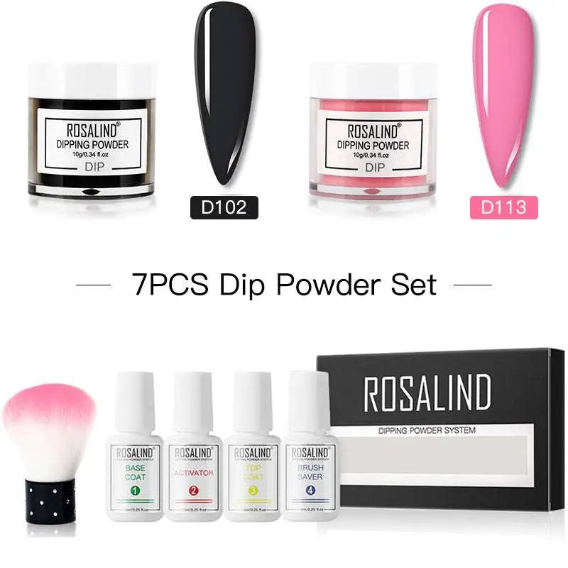 Dipping Powder Nail Beauty Set with Brush