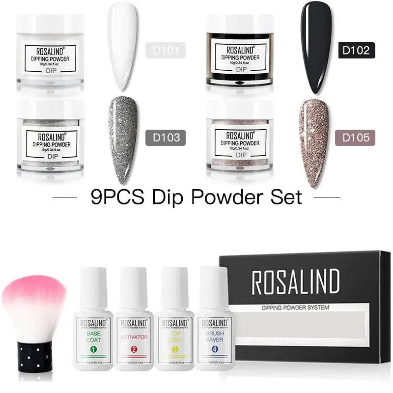 Dipping Powder Nail Beauty Set with Brush