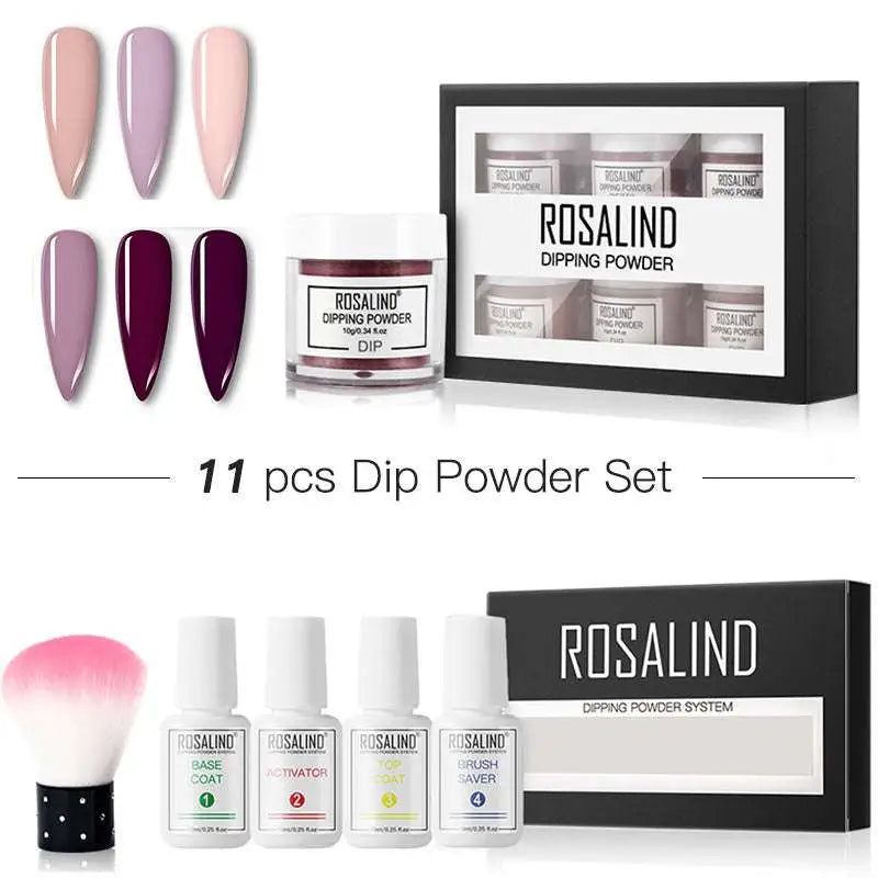 Dipping Powder Nail Beauty Set with Brush