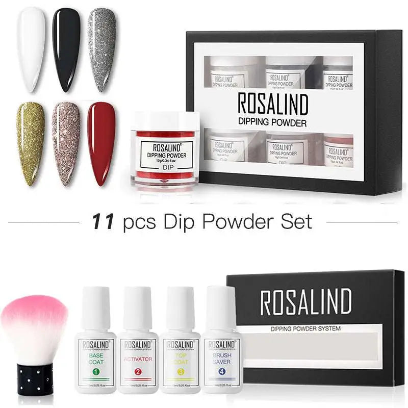 Dipping Powder Nail Beauty Set with Brush