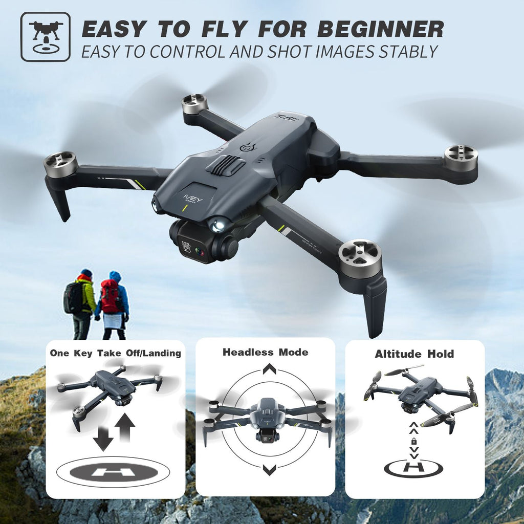 4DRC V28 Drone With 4K HD Dual Camera WiFi FPV 3D Flips Rc Quadcopter US
