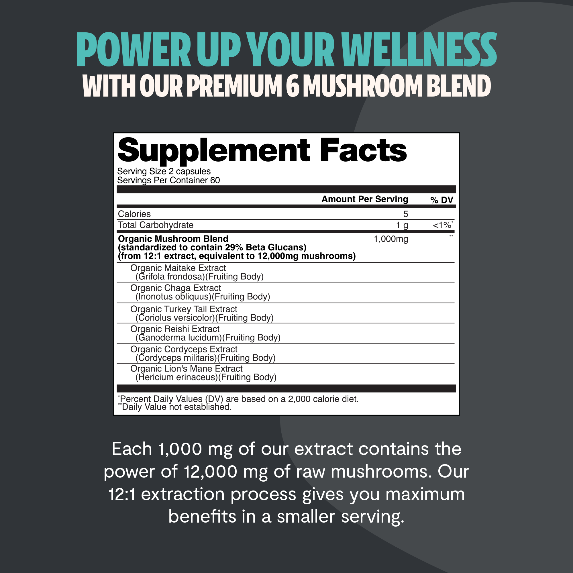 Ultimate Mushroom Complex Capsules